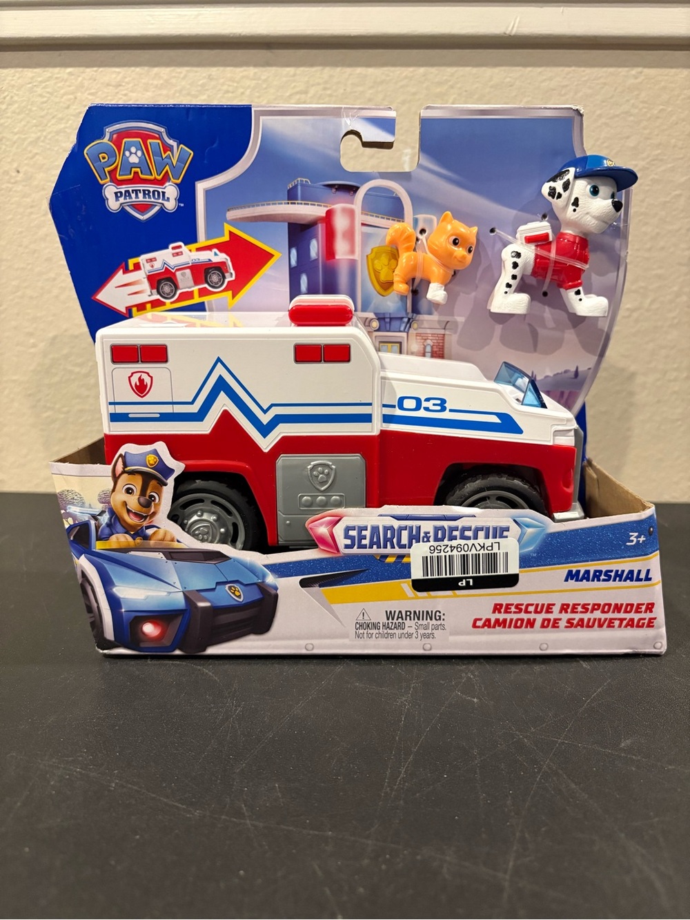 Paw Patrol Search & Rescue, Marshall Rescue Responder With 2 Figures